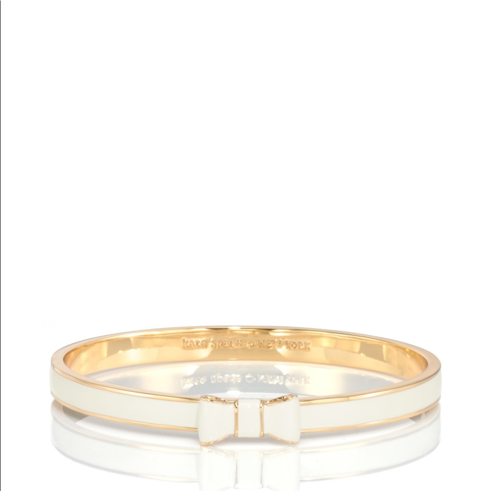 Kate Spade Take A Bow Bangle Cream